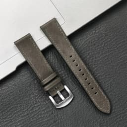 20mm 22mm Leather Strap for Samsung Galaxy Watch 6 5 4 40mm 44mm Gear Band Vintage Bracelet for Xiaomi Redmi Watch 3 Lite/Active