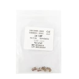 10Pcs/Pack Dental Orthodontic Lingual Button Bondble Multi-Hook Botton Monoblock Double Hooks Stainless Steel Dentist Materials