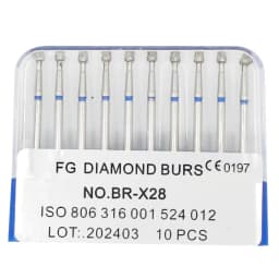 1Box AG Series Round Shape Dental Diamond Burs Drills High Speed Handpiece Teeth Whitening FG Dia 1.6MM Dentistry Materials