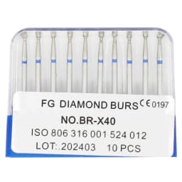 1Box AG Series Round Shape Dental Diamond Burs Drills High Speed Handpiece Teeth Whitening FG Dia 1.6MM Dentistry Materials