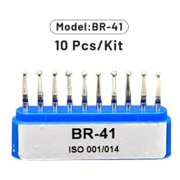 1Box AG Series Round Shape Dental Diamond Burs Drills High Speed Handpiece Teeth Whitening FG Dia 1.6MM Dentistry Materials