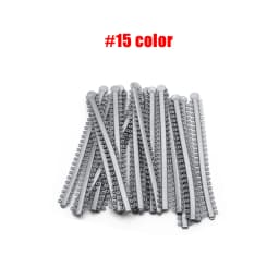 AG 1Pack=1000PCS/20Sticks Dental Orthodontic Elastic Ligature Ties Bands for Brackets Braces Colourful to Choose