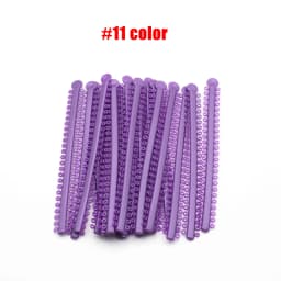 AG 1Pack=1000PCS/20Sticks Dental Orthodontic Elastic Ligature Ties Bands for Brackets Braces Colourful to Choose
