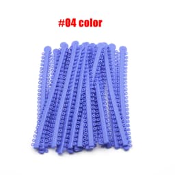 AG 1Pack=1000PCS/20Sticks Dental Orthodontic Elastic Ligature Ties Bands for Brackets Braces Colourful to Choose