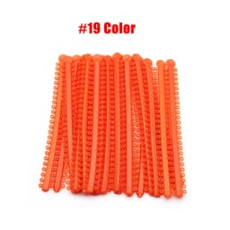 AG 1Pack=1000PCS/20Sticks Dental Orthodontic Elastic Ligature Ties Bands for Brackets Braces Colourful to Choose