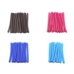 AG 1Pack=1000PCS/20Sticks Dental Orthodontic Elastic Ligature Ties Bands for Brackets Braces Colourful to Choose