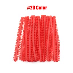 AG 1Pack=1000PCS/20Sticks Dental Orthodontic Elastic Ligature Ties Bands for Brackets Braces Colourful to Choose
