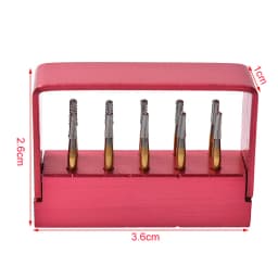 10PCS/Box Dentistry Broken Crown Needle For Break Crown With Metal Bur Box Endodontic High Speed Dental Drill Dentist Tools