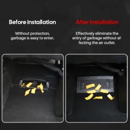 TESY For Tesla All Model YL Y Juniper Launch Model 3 Highland Air Outlet Under Seat Protective Cover 1 Pair Vent Mesh Filter