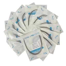 10pack Dental Arch Wires Orthodontic Super Elastic Stainless Steel Round Rectangle Archwire Lower/Upper 012/014/020/16x16/16x22