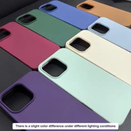 Original Liquid Silicone Phone Case For APPLE iPhone 11 13 12 14 15 16 Pro Max Plus 16E Cases Shockproof Protective Back Cover
