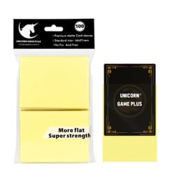 100PCS 66x91mm Matte Standard Size Card Sleeves TCG Trading Cards Protector For Tarot Shield Board Games Magical Cover PKM