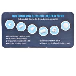 1 Set Orthodontic Accessories Injection Mould Dental Mini Lingual Button Mini Tube Brackets Mould for Making Tongue Buckle