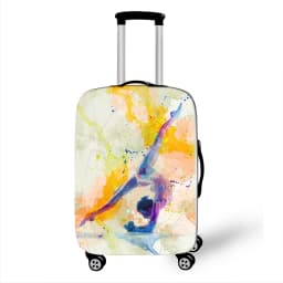 Gracefully Rhythmic Gymnastics Art Print Luggage Cover Anti-dust Suitcase Women's Travel Accessories Elastic Trolley Case Cover