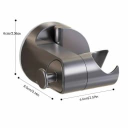 1Pc Universal Shower Head Holder Adjustable Strong Adhesive ABS Shower Brackets Suction Cup Wall Mount Waterproof Shower Base