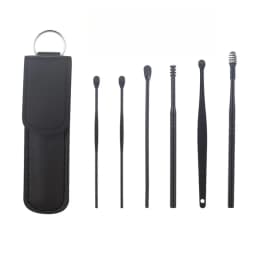 Effective 6Pcs Earwax Cleaning Tool with Spiral Earpick and Ear Curette, Ear Care Tool for Daily Use