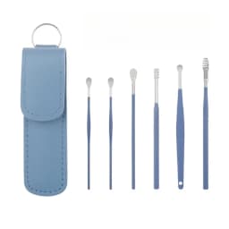 Effective 6Pcs Earwax Cleaning Tool with Spiral Earpick and Ear Curette, Ear Care Tool for Daily Use