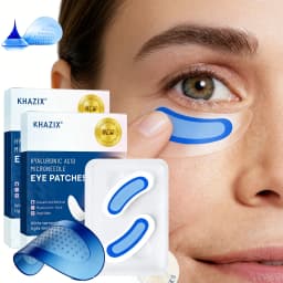 Retinol Microneedle Eye Patches with Hyaluronic Acid & Firming Peptides,for Forehead, Eye Area, Crow's Feet & Smile Lines,1Pair.