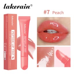 10ml Mirror Lip Glaze Moisturizes Jelly Lip Enrichment Oil Lasting Water Light Glass Lip Oil Remove Line Lip Protection Serum