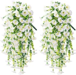 1/2Pcs Artificial Flowers Vine Morning Glory Wedding Bridal Home Room Table Festival Decor Outdoor Yard Garden Arch DIY Gift Box