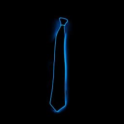 Flashing Neon Light LED Tie Halloween Christmas Dance Supplies Wedding Performance Decoration Luminous EL Wire Necktie