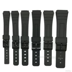 18 20 22mm Silicone Bracelet for CASIO W800H SGW400 Wristband for F84 F91W AE1200/1300 A158/168 F105/108 Resin Strap 12 14 16mm