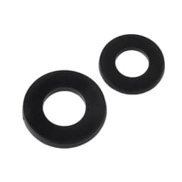 60pc Fitting Rings Washer White Plastic For Door Hinge 0.5-1.2mm Nylon Gasket High Temperature Insulation Flat Gasket