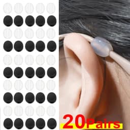 3.5 Millimeters Invisible Round Ear Hook Eyeglasses Silicone Mini Glasses Anti Slip Grip Temple Tip Accessories
