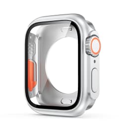 Screen Protector Cover for Apple Watch 45mm 44mm 40 41 42 46mm PC Front Rear Bumper Case iwatch 11 10 9 8 7 SE 6 Change To Ultra