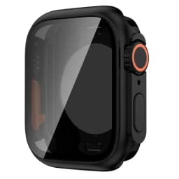 Screen Protector Cover for Apple Watch 45mm 44mm 40 41 42 46mm PC Front Rear Bumper Case iwatch 11 10 9 8 7 SE 6 Change To Ultra