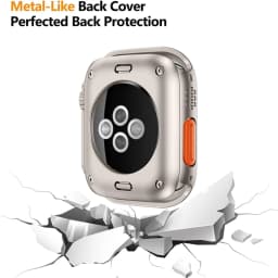 Screen Protector Cover for Apple Watch 45mm 44mm 40 41 42 46mm PC Front Rear Bumper Case iwatch 11 10 9 8 7 SE 6 Change To Ultra