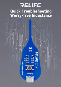 RELIFE XA5 Inductance Tester Electromagnetic Non-Contact Fault Detection Tool for Phones PCB Motherboard Repair Diagnostics