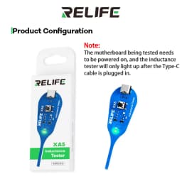 RELIFE XA5 Inductance Tester Electromagnetic Non-Contact Fault Detection Tool for Phones PCB Motherboard Repair Diagnostics