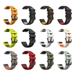 Sport Silicone Strap for Garmin Fenix 8 Pro 47mm 51mm E 7 7X/Epix Pro/6 6X/Enduro 3 Soft Bracelet 22/26mm Quickfit Official Band