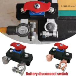 Car Battery Cut Off Switch 12V/24V Disconnect Automatic Circuit Breaker Anti-Power Off Leakage Protector Universal Auto Parts