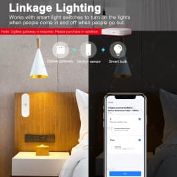 Zigbee 10G MmWave Radar Motion Sensor Human Detector with Illuminance Temperature Humidity Sensor Support Tuya Zigbee2MQTT