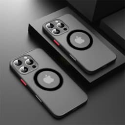 Luxury Armor Matte For Magsafe Magnetic Wireless Charging Case For iPhone 18 17 16 15 14 13 12 11 Pro Max Mini Shockproof Cover