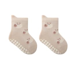 5 Pairs Childrens Non-Slip Socks Cute Cartoon Pattern Kids Boys Girls Floor Socks Comfortable Breathable for Toddler