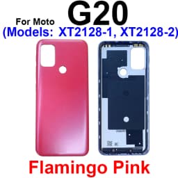Battery Door Housing Glass Cover For Motorola Moto G10 G20 G30 G50 G60 G50 5G Battery Rear Case Housing Cover