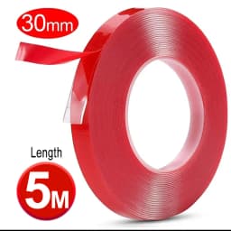 Double Sided Tape Nano Tape 3-5Meter 10/20/30mm Width Transparent Tape Washable Adhesive Nano Traceless Sticker Glue Red