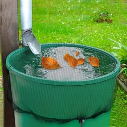 Rain Barrels Screen Water Bucket Covers,Rainwater Collector Tank Net Cover,Rain Water Collection Bucket Netting with Drawstring