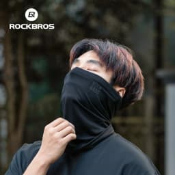 ROCKBROS Winter Keep Warm Cycling Face Mask Fleece Hiking Camping Ski Balaclava Neck Scarf Windproof MTB Road Bicycle Bike Mask