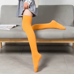 Women sexy long socks lace over knee thigh velvet stocking transparent pantyhose tight silk college style PR215