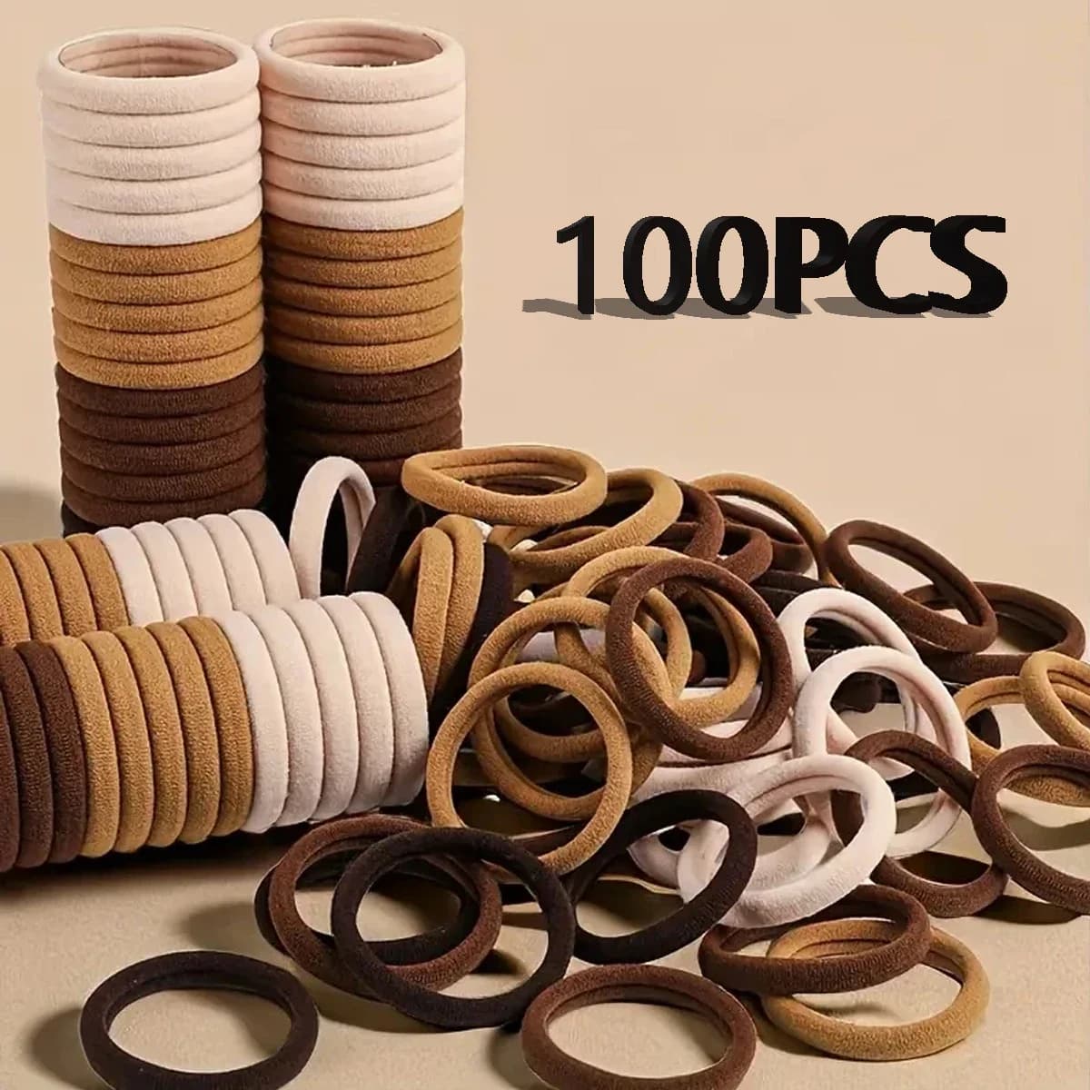 30-200 Pieces of Women's Hair Accessories, Basic Headband, Headband Tie, Ponytail Holder, Simple and Fashionable Nylon
