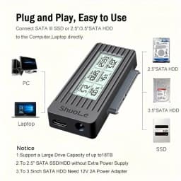 USB to SATA Adapter Converter Cable USB 3.2 3.0 to SATA Converter for 2.5 Inch SSD HDD Hard Drive External adaptador Accessories