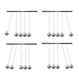 Physical Science Toy Newton Balance Pendulum Ball Collision Energy Conservation Law Ball Office Desktop Decoration Holiday Gift