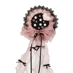 Lolita accessories headwear black pink girl headband hair accessories French flat hat sweet cute Japanese anime accessories