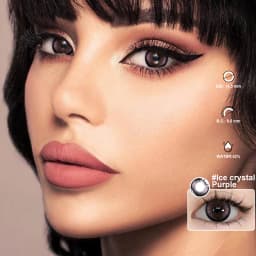 Bio-essense 1 Pair Big Eyes Black Lenses Korean Natural Lenses Yearly Color Contact Lenses Eyes with Gray Beautiful Pupil Lentes