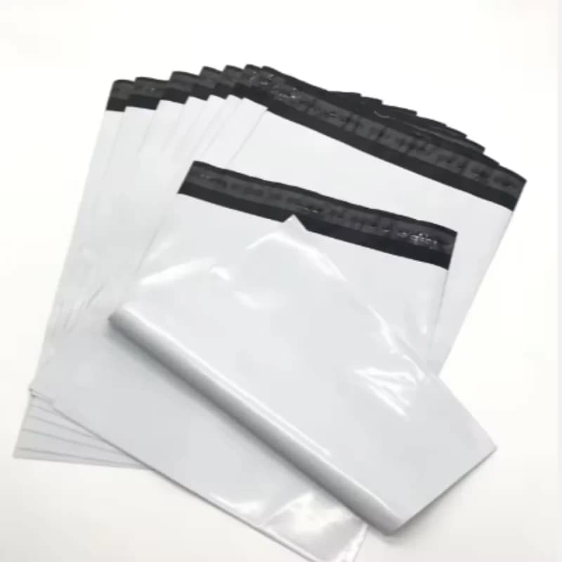 Lots White Self-Adhesive Seal Courier Bags for Express Delivery - Plastic Packaging Pouches Envelope Storage Mail Envelope