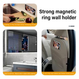 Universal Strong Magnet Phone Stand Holder for Magsafe iPhone 12/13/14/15/16/17 iPad Car Wall Use Ring Holder Tablet Stand
